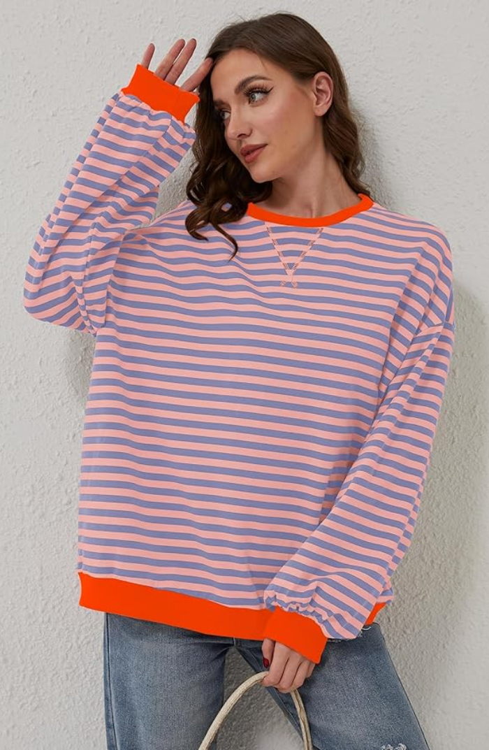 Monika – Striped Women's Sweater