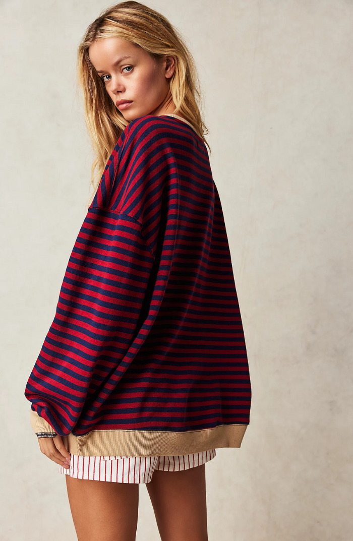 Monika – Striped Women's Sweater