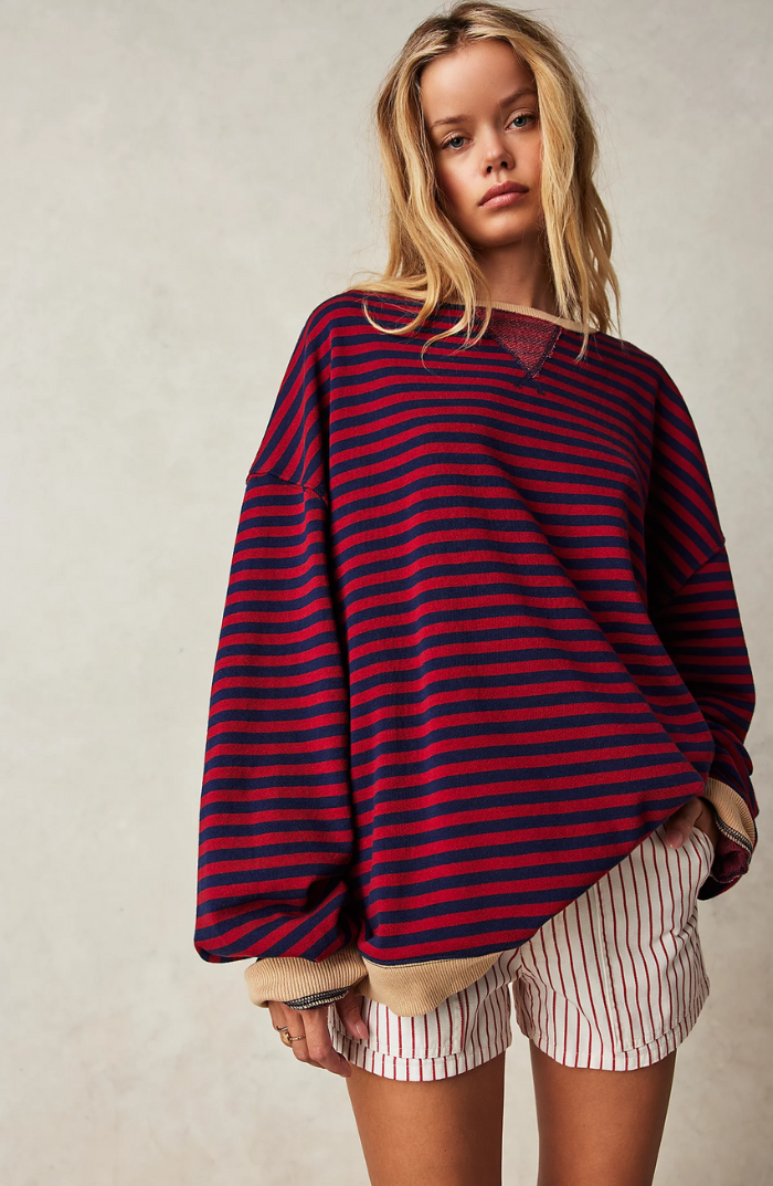 Monika – Striped Women's Sweater