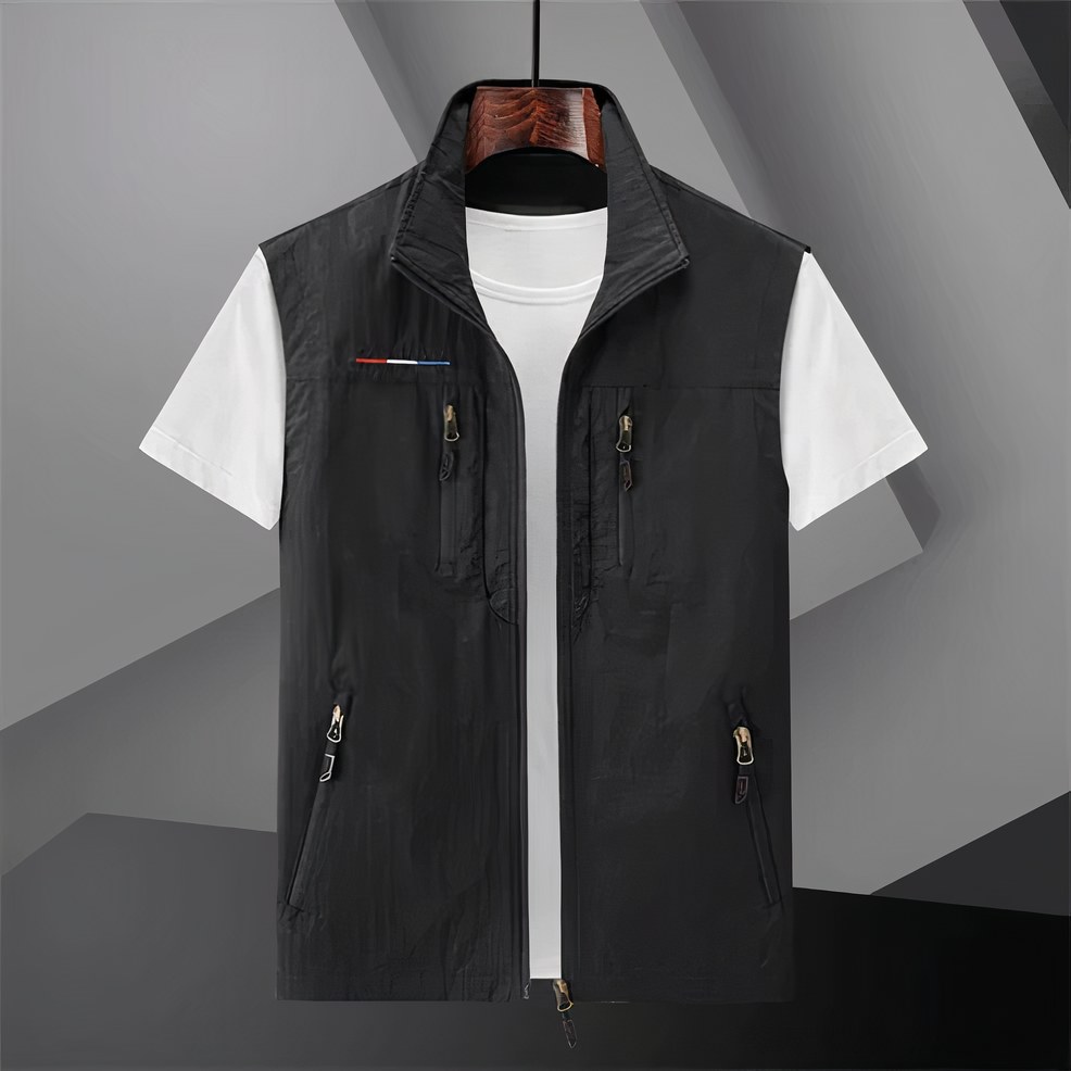 Erik – Cotton Multi-Pocket Vest