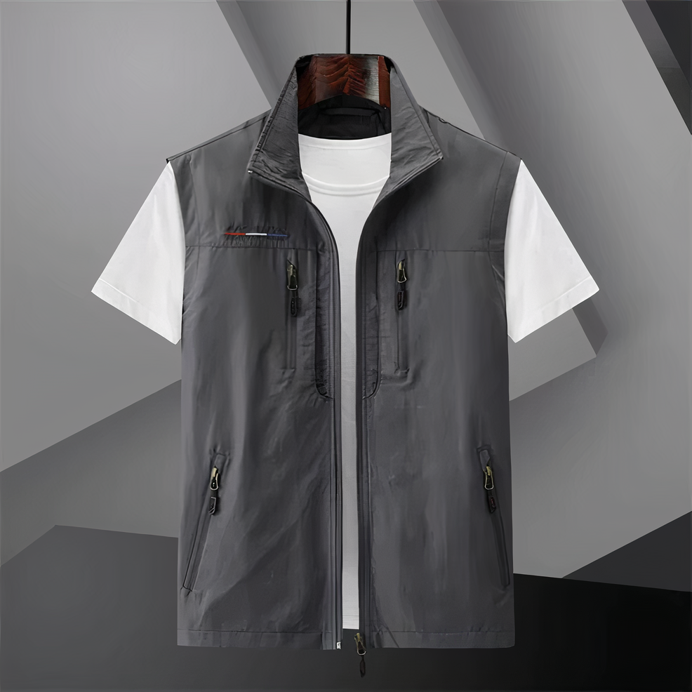 Erik – Cotton Multi-Pocket Vest