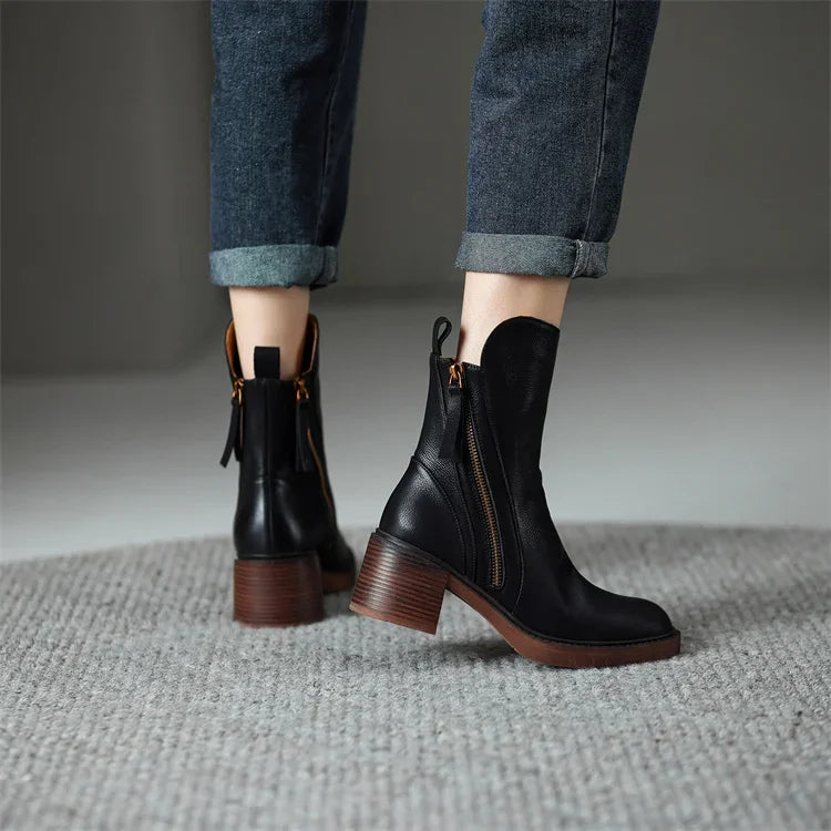 Ludovica – Ankle Boots in Vintage Look