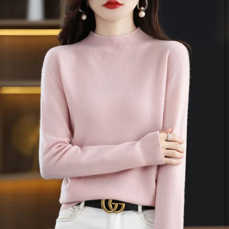 Carlotta – Stylish Sweater with Cable Pattern