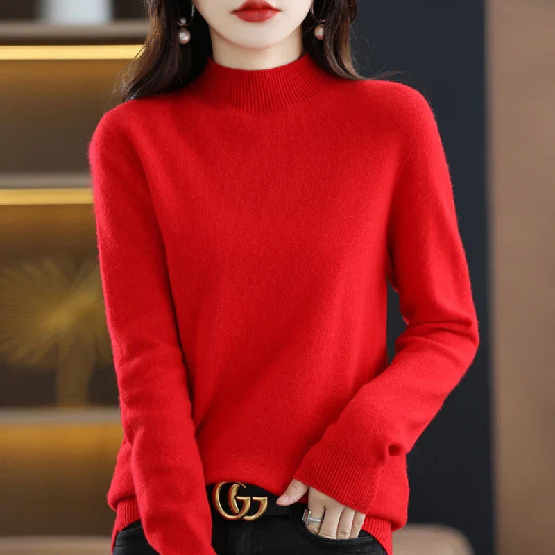 Carlotta – Stylish Sweater with Cable Pattern