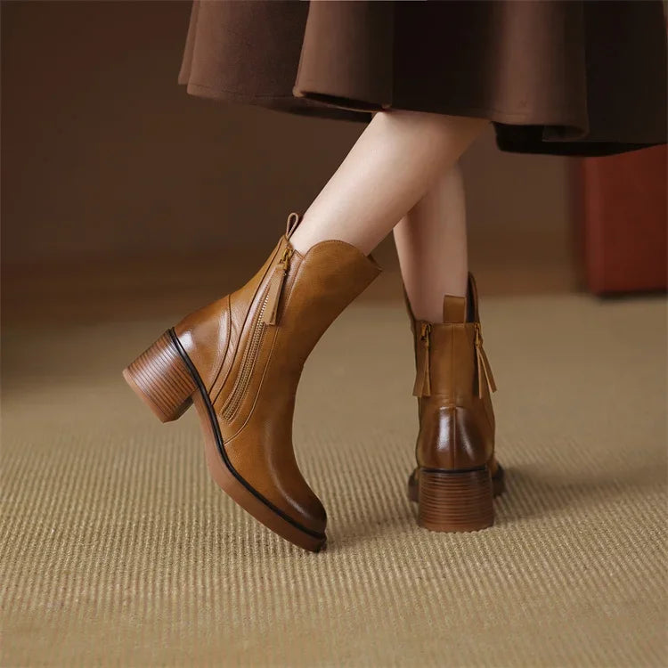 Ludovica – Ankle Boots in Vintage Look
