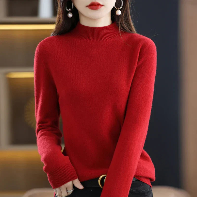 Carlotta – Stylish Sweater with Cable Pattern