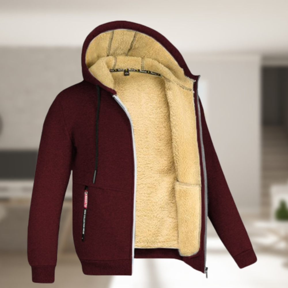 Andrew – Winter Jacket with Fleece Hood