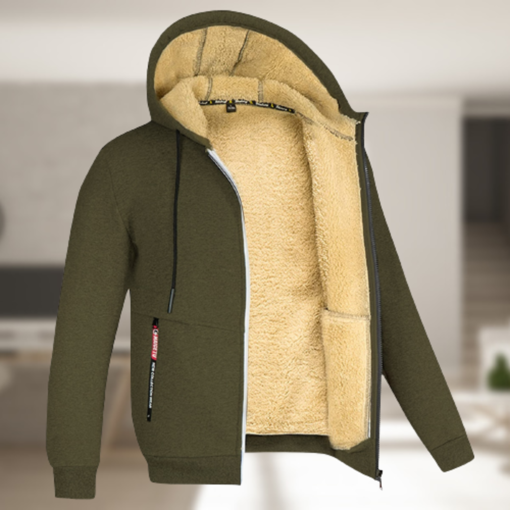 Andrew – Winter Jacket with Fleece Hood