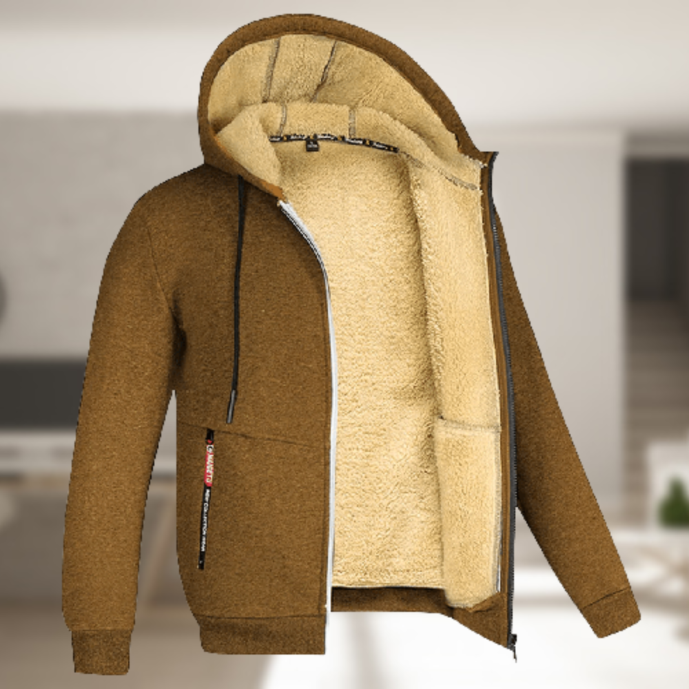 Andrew – Winter Jacket with Fleece Hood