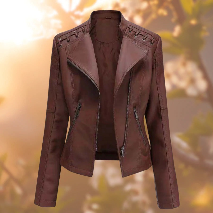 Lara – Classic Leather Jacket