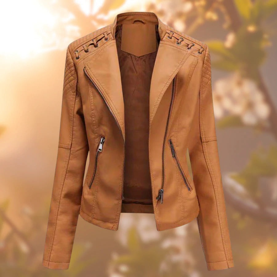 Lara – Classic Leather Jacket