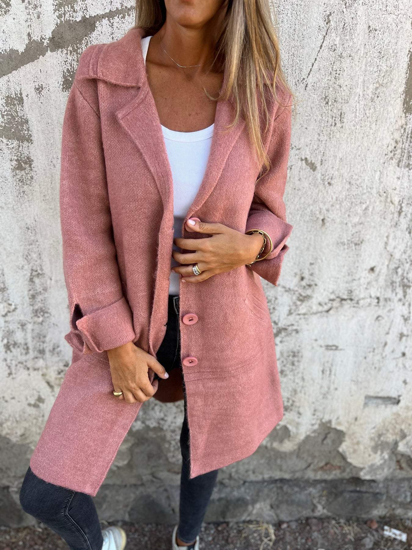 Diletta – Long Knit Coat