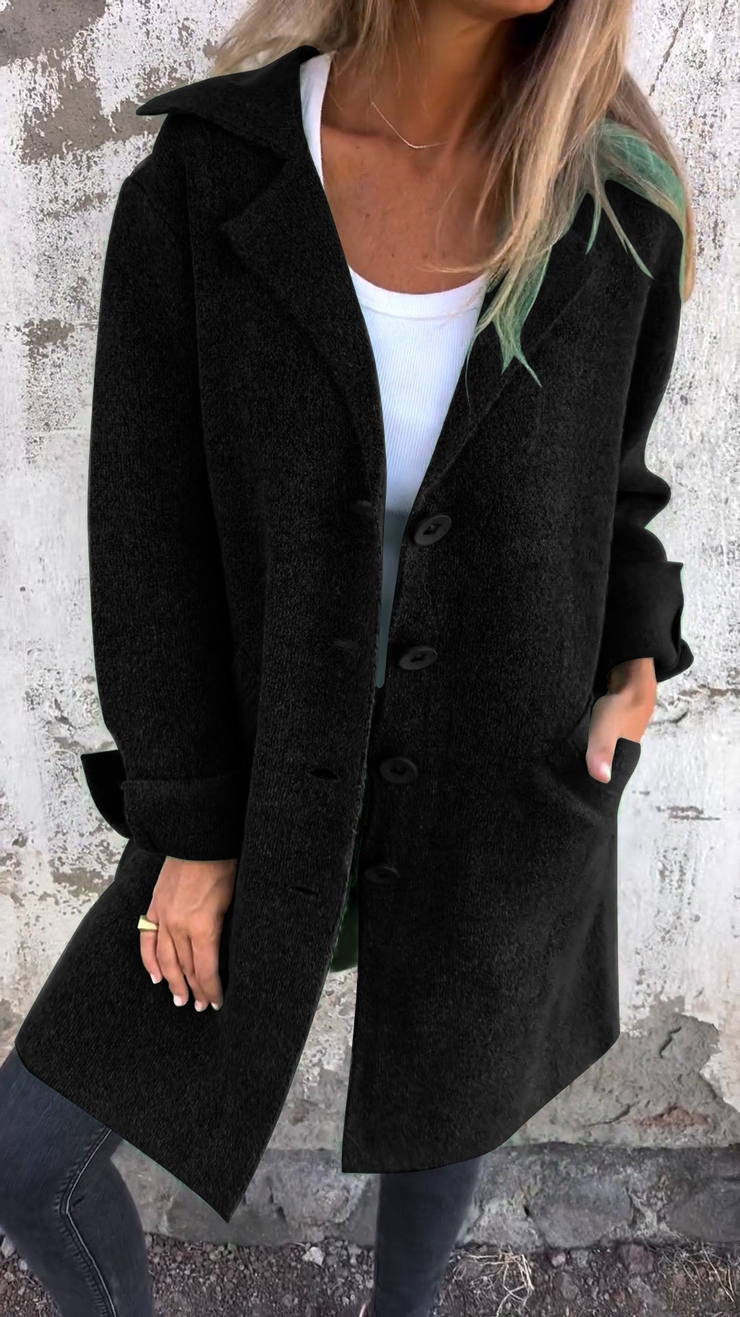 Diletta – Long Knit Coat