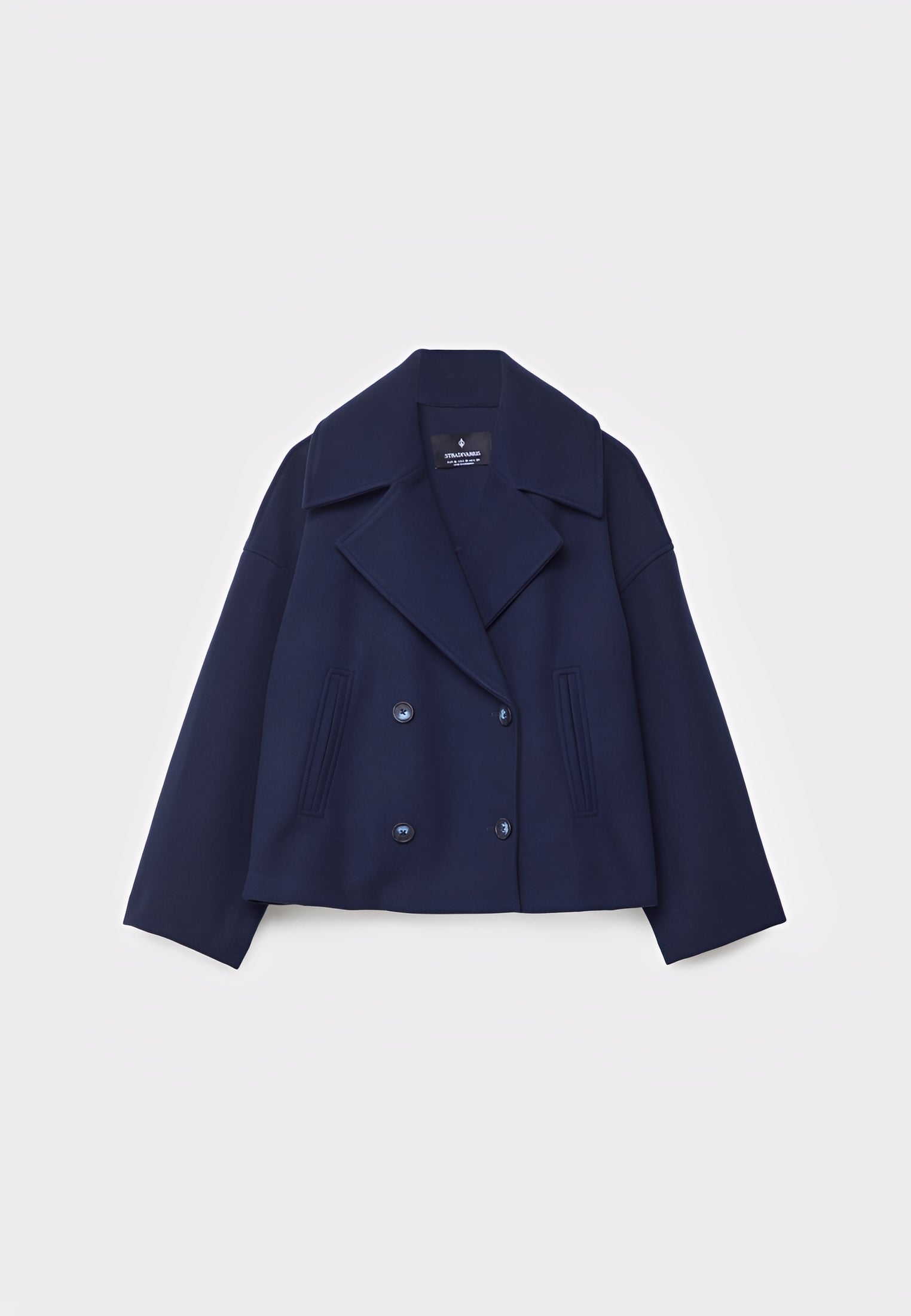 Claire – Elegant Short Double-Breasted Jacket