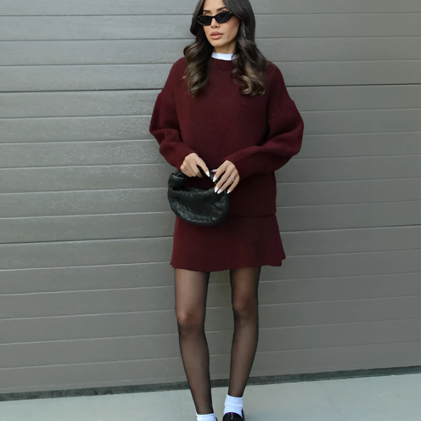 Amelie – Skirt & Sweater Set