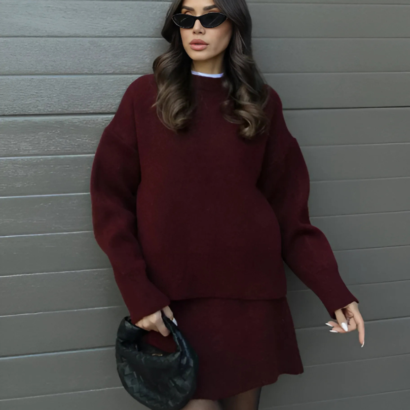 Amelie – Skirt & Sweater Set