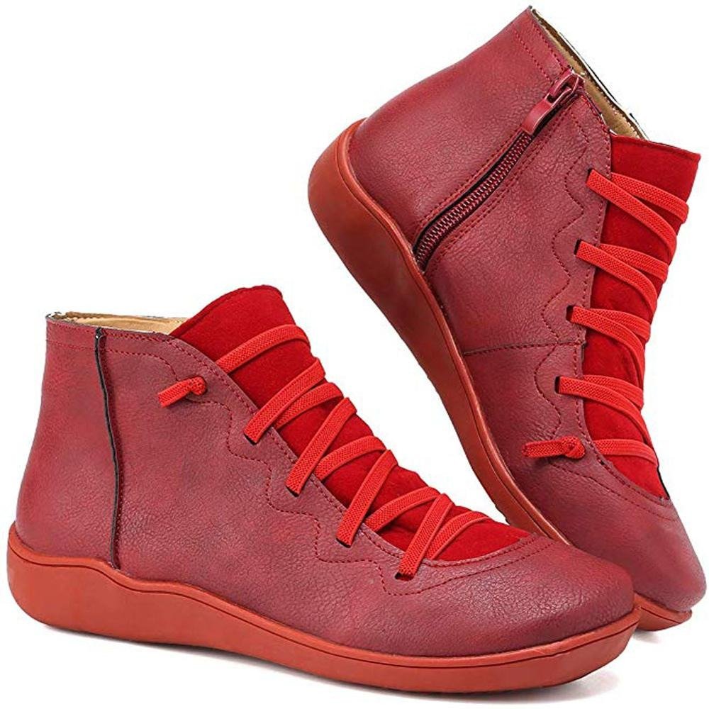 Afra – Vintage Lace-Up Boots