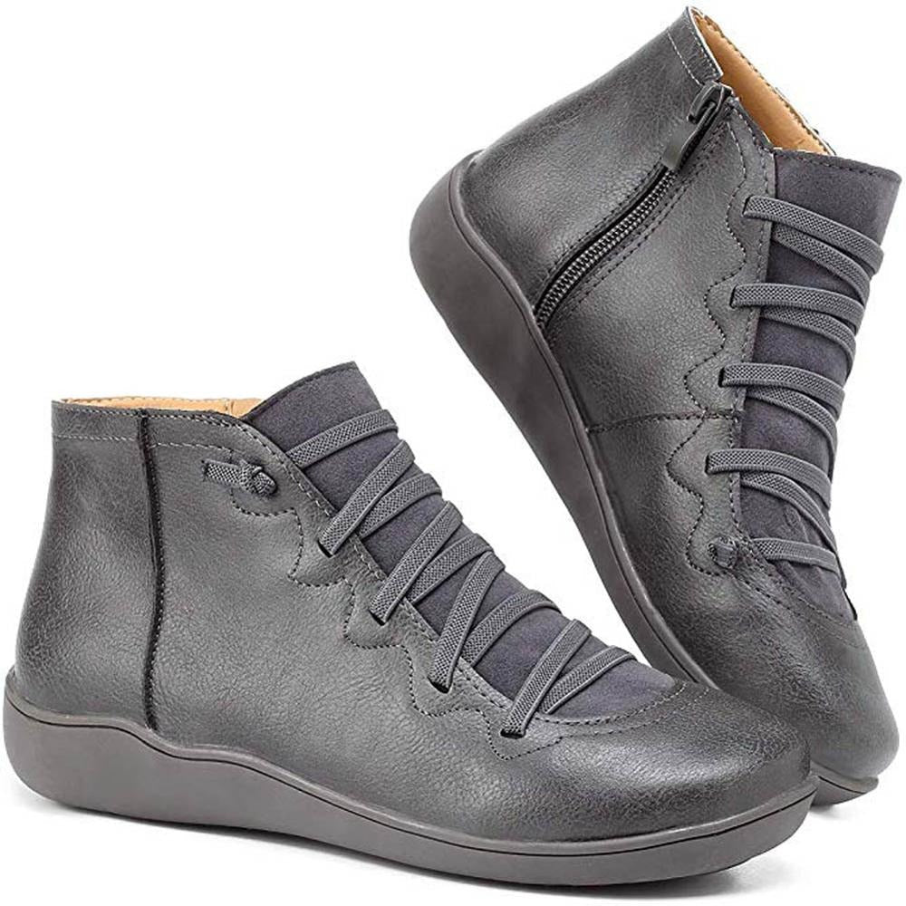 Afra – Vintage Lace-Up Boots