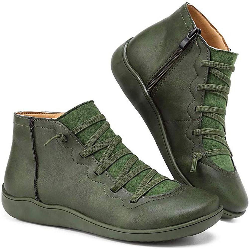 Afra – Vintage Lace-Up Boots