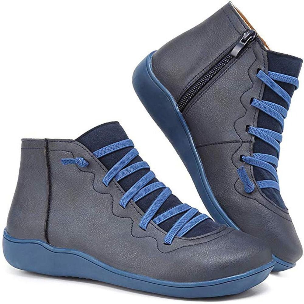 Afra – Vintage Lace-Up Boots