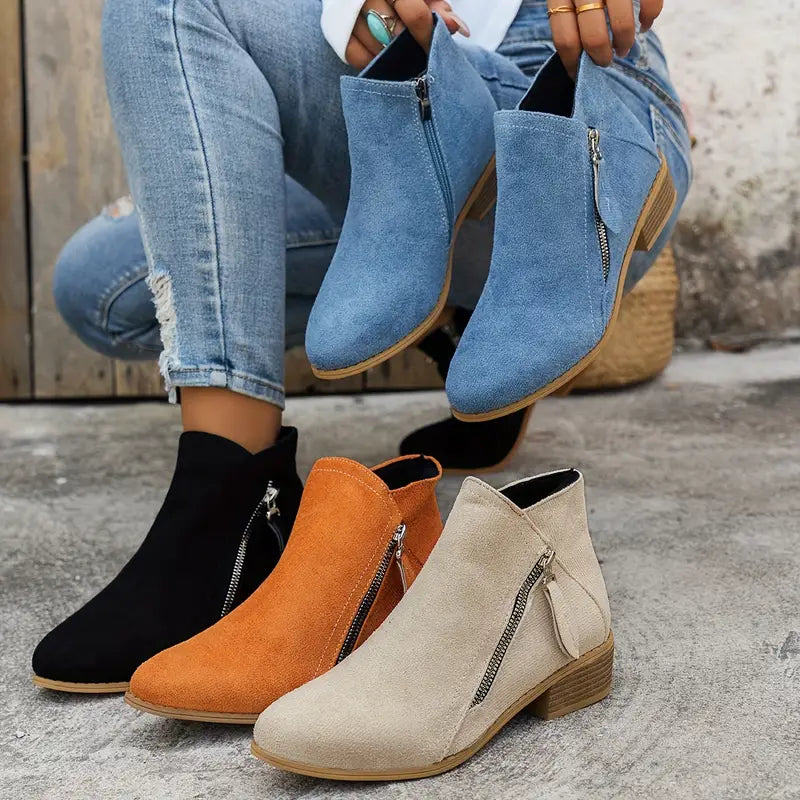 Klara – Zipper Boots