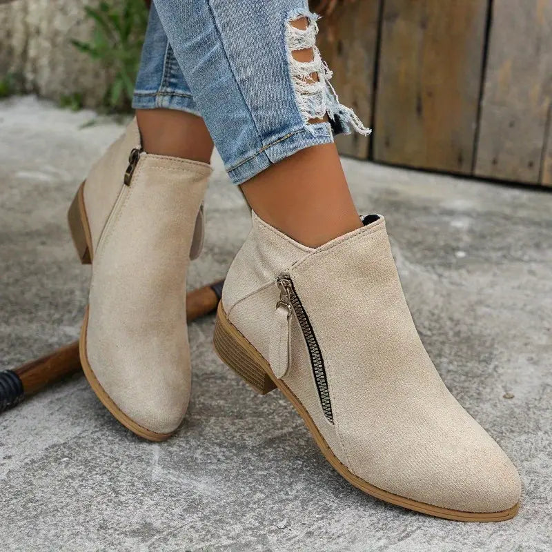 Klara – Zipper Boots