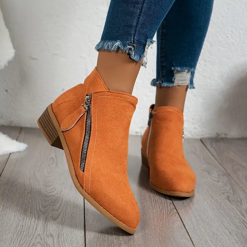 Klara – Zipper Boots