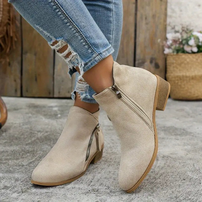 Klara – Zipper Boots