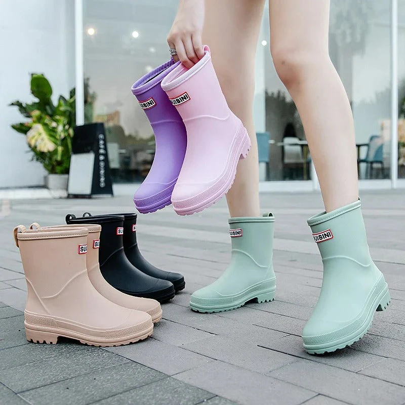 Camille – Waterproof Rubber Boots