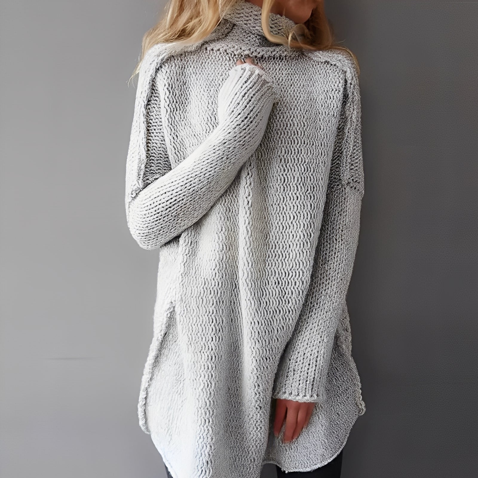 Coreen - Women's casual, loose turtleneck sweater