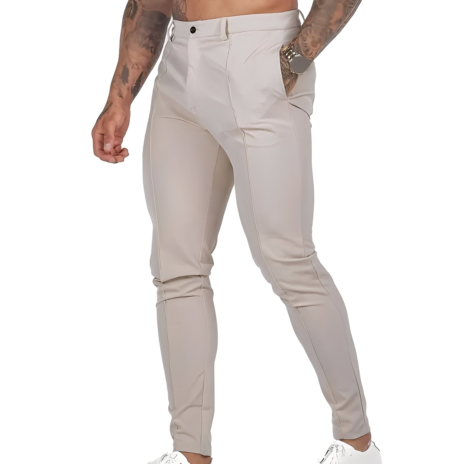 Stuart - Casual Slim-Fit Trousers for Men