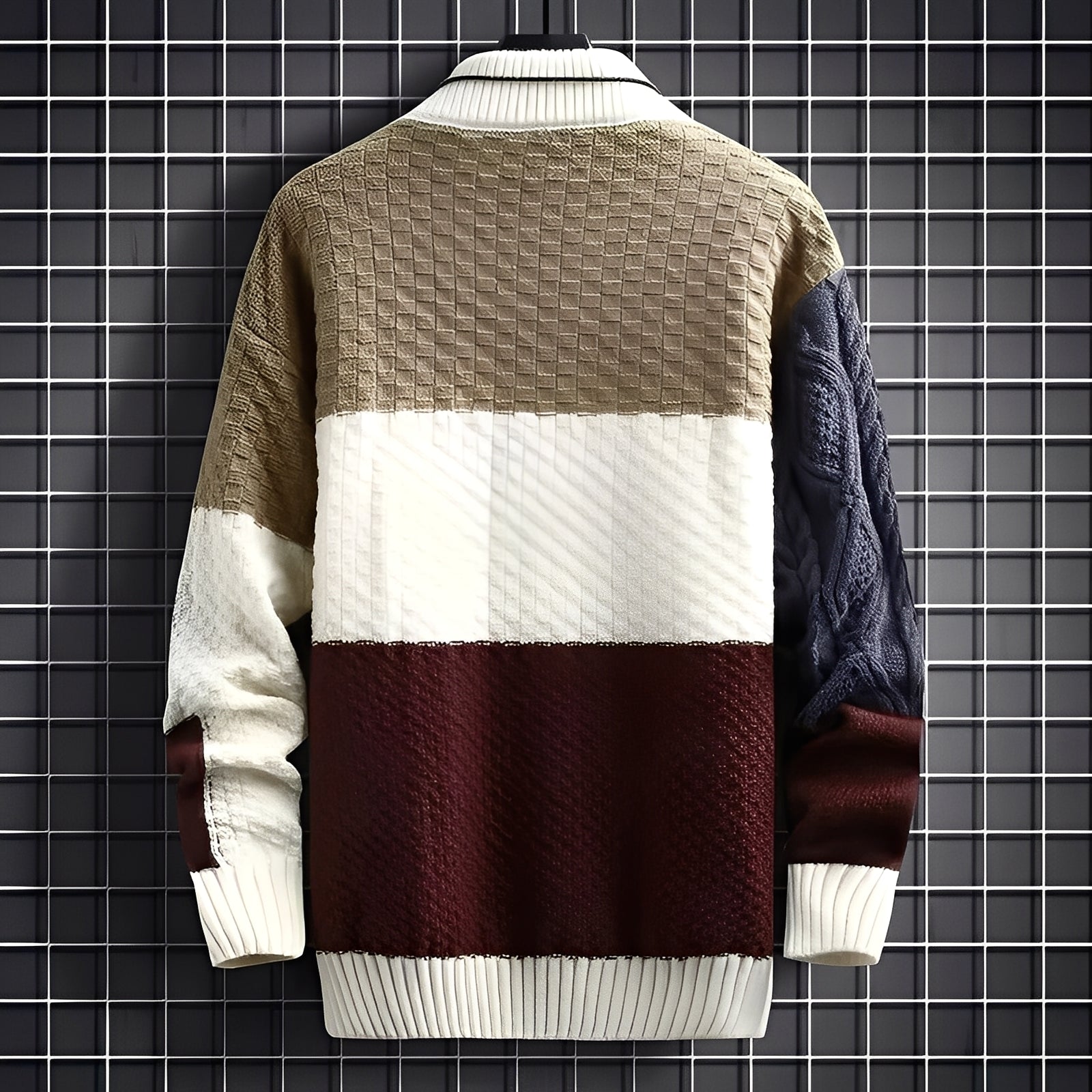 Eugene - Fashionable, loose sweater for men