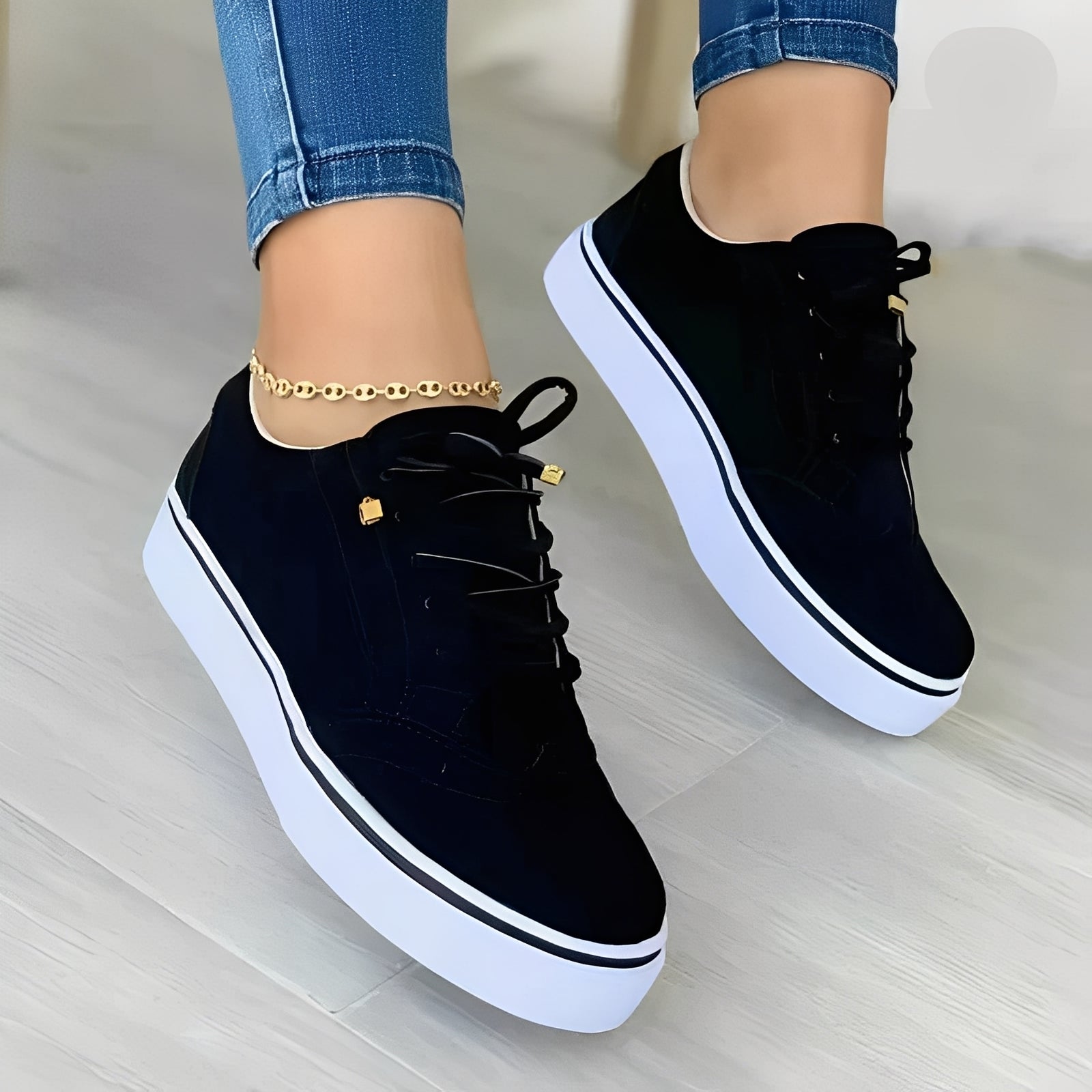 Elfleda - Trendy, Cozy Women's Sneakers