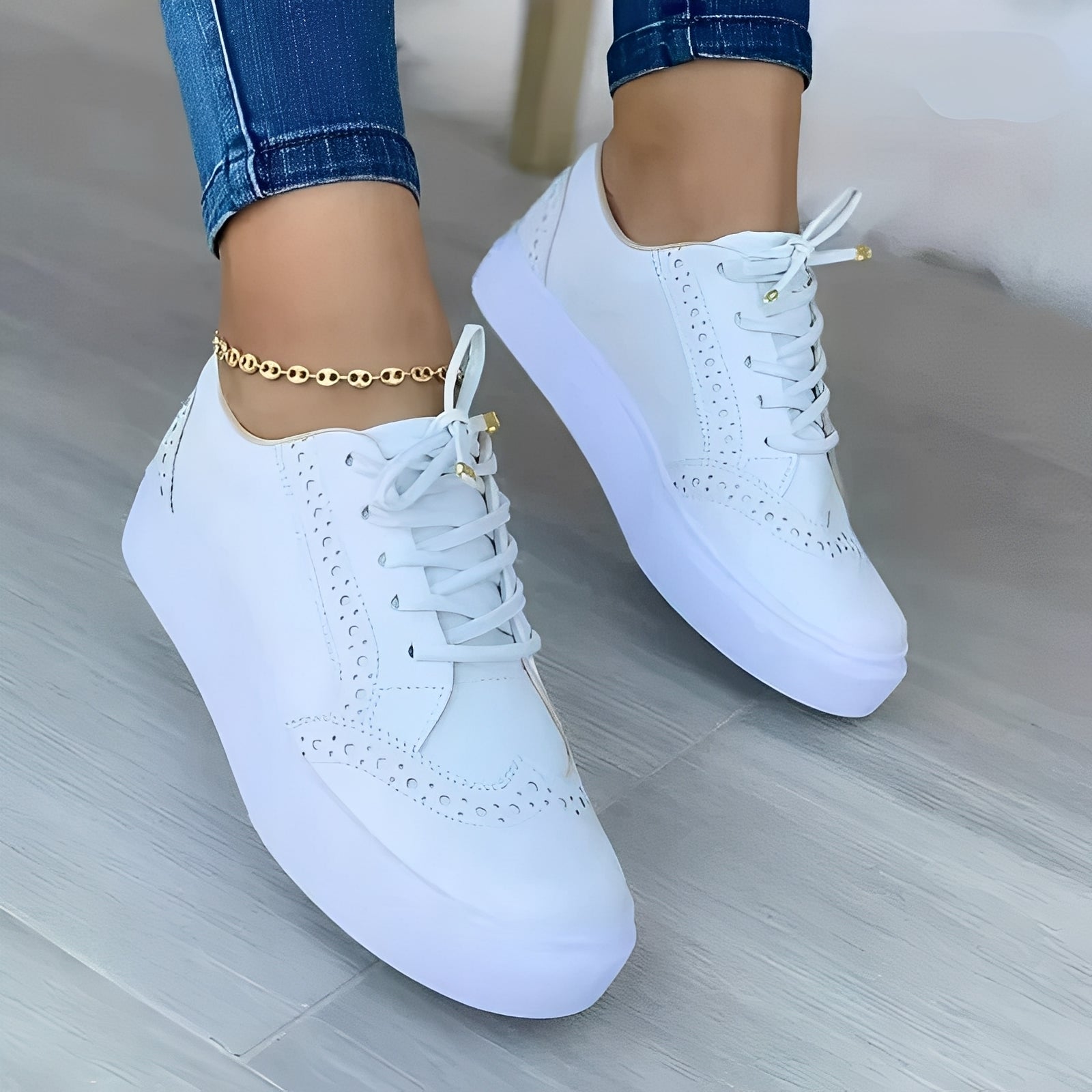 Elfleda - Trendy, Cozy Women's Sneakers