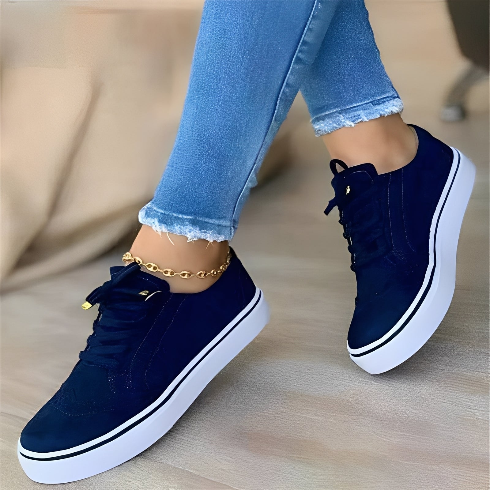Elfleda - Trendy, Cozy Women's Sneakers