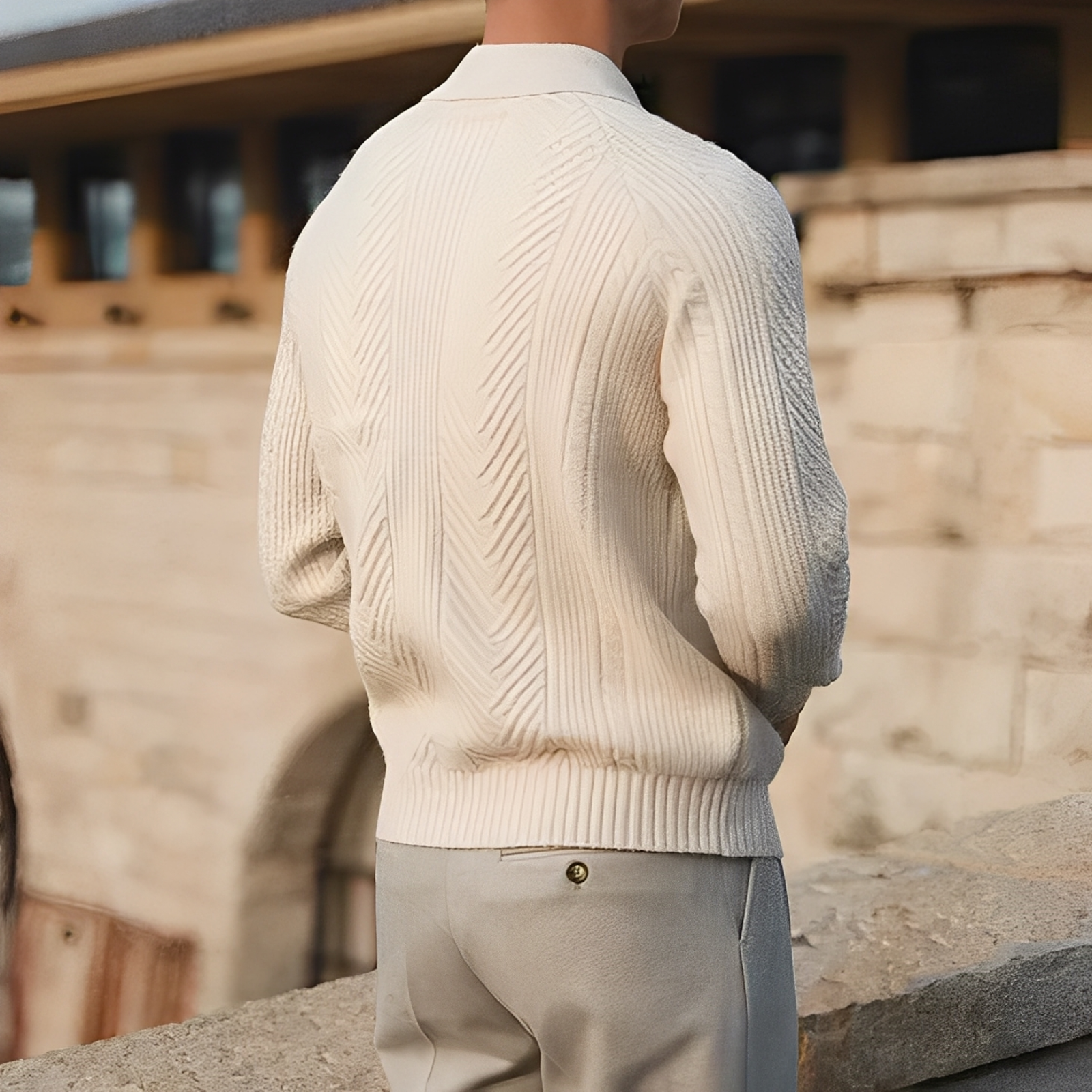 Darius – Knitted Long-Sleeve Sweater