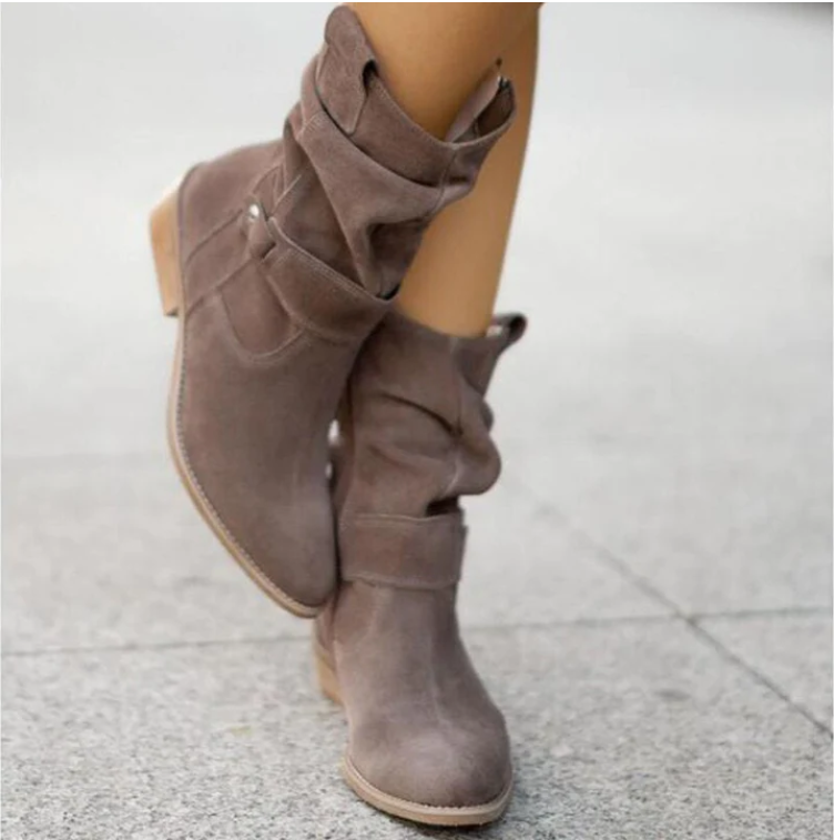 Elisa – Suede Ankle Boots | Chic & Comfortable