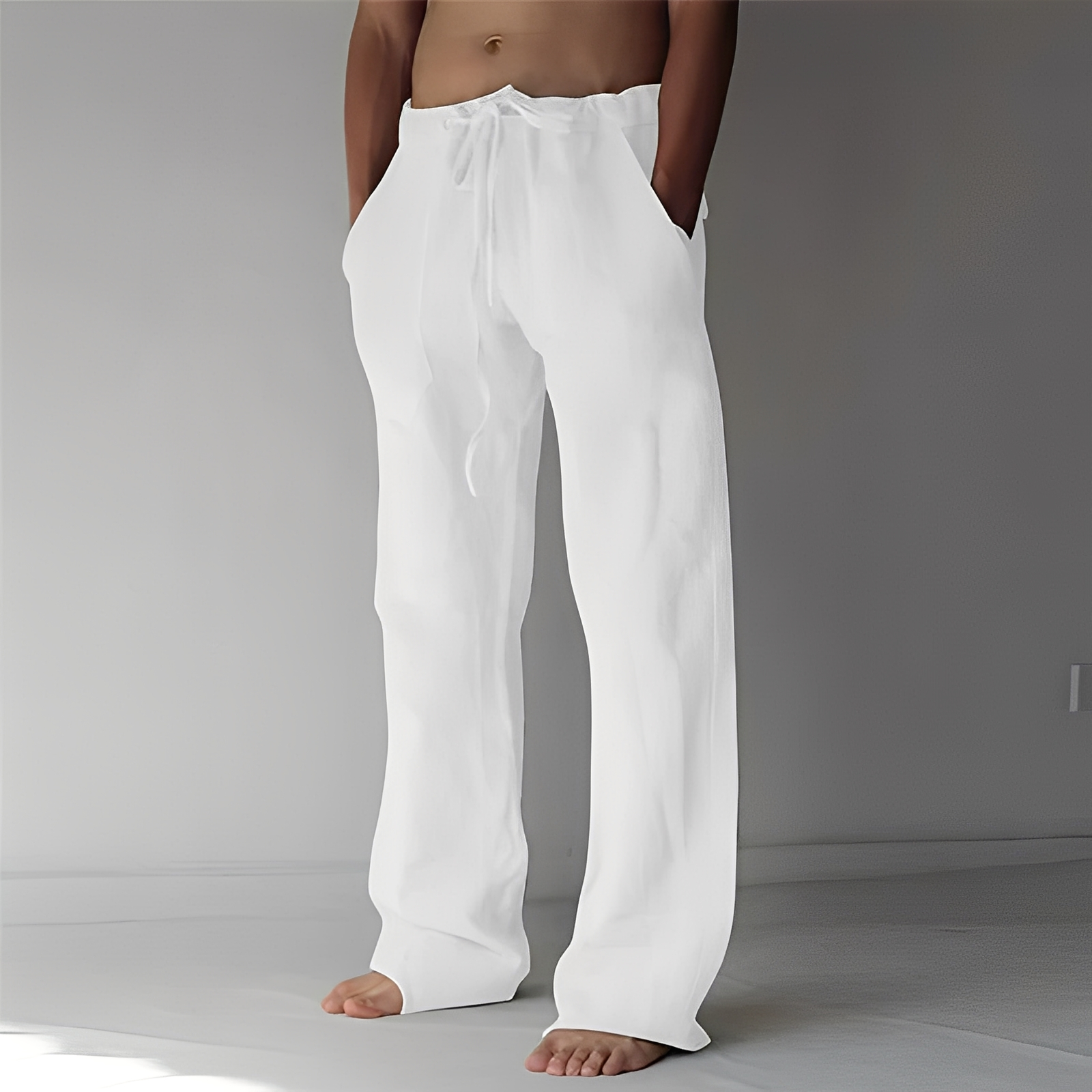 Arthur – Linen Baggy Pants for Men